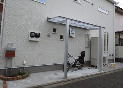 テラス屋根施工後