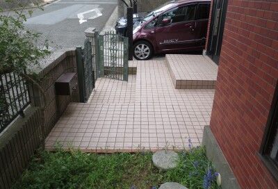 タイル貼り施工前