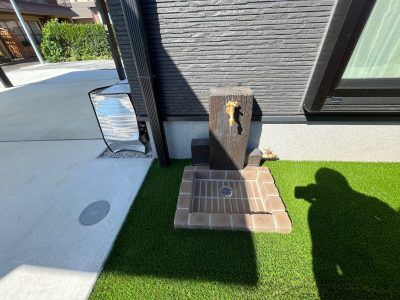 立水栓　ニッコー　ウッドクリートタイプ